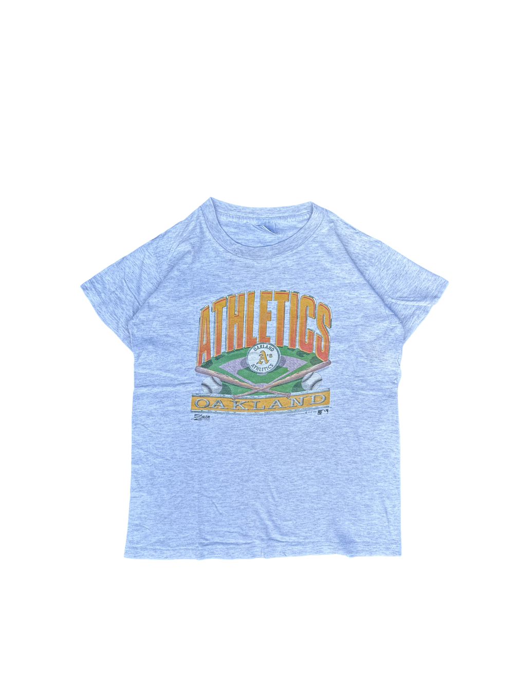 1990s Oakland Athletics Salem Sportswear Graphic Tee (S)