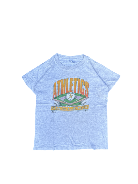 1990s Oakland Athletics Salem Sportswear Graphic Tee (S)