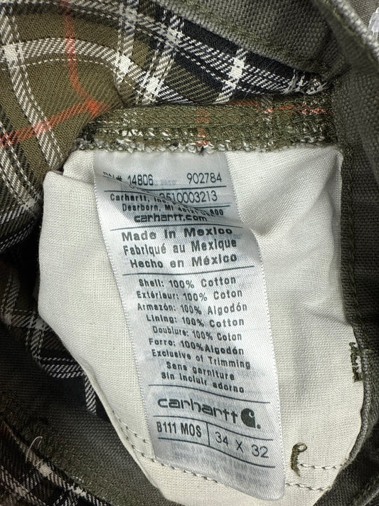 Carhartt B111 Moss Double Knee Work Pants (34x32)