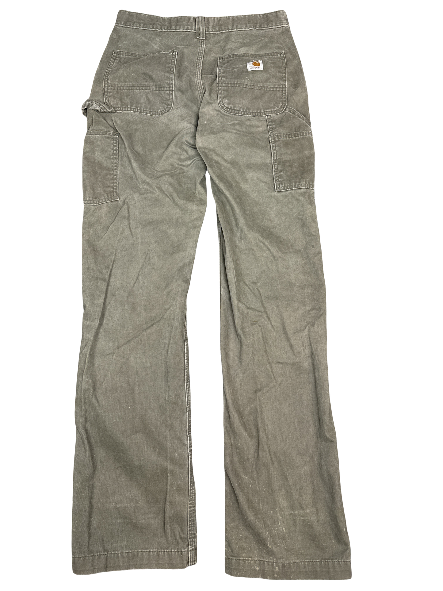 Carhartt Olive Double Knee Work Pants (30x33)