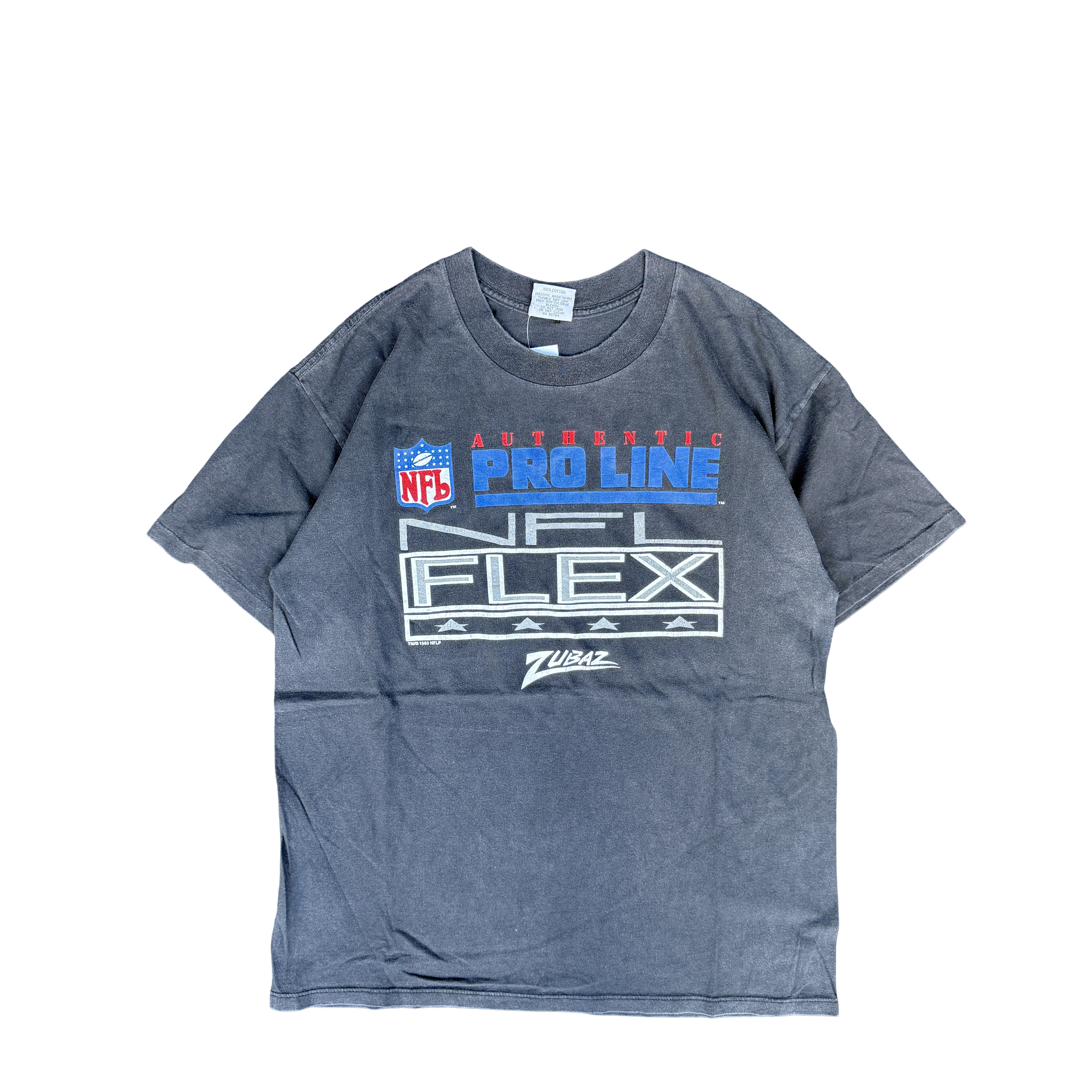 1990s Zubaz NFL Pro Line Flex Graphic Tee (L)