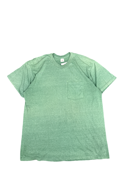 Heather Green Pocket T-Shirt (L)
