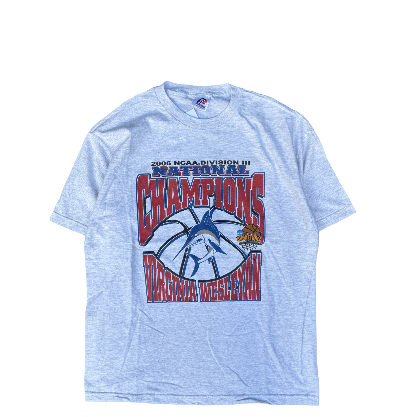 2006 NCAA Division III Virginia Wesleyan National Champions Marlins Basketball Tee (L)