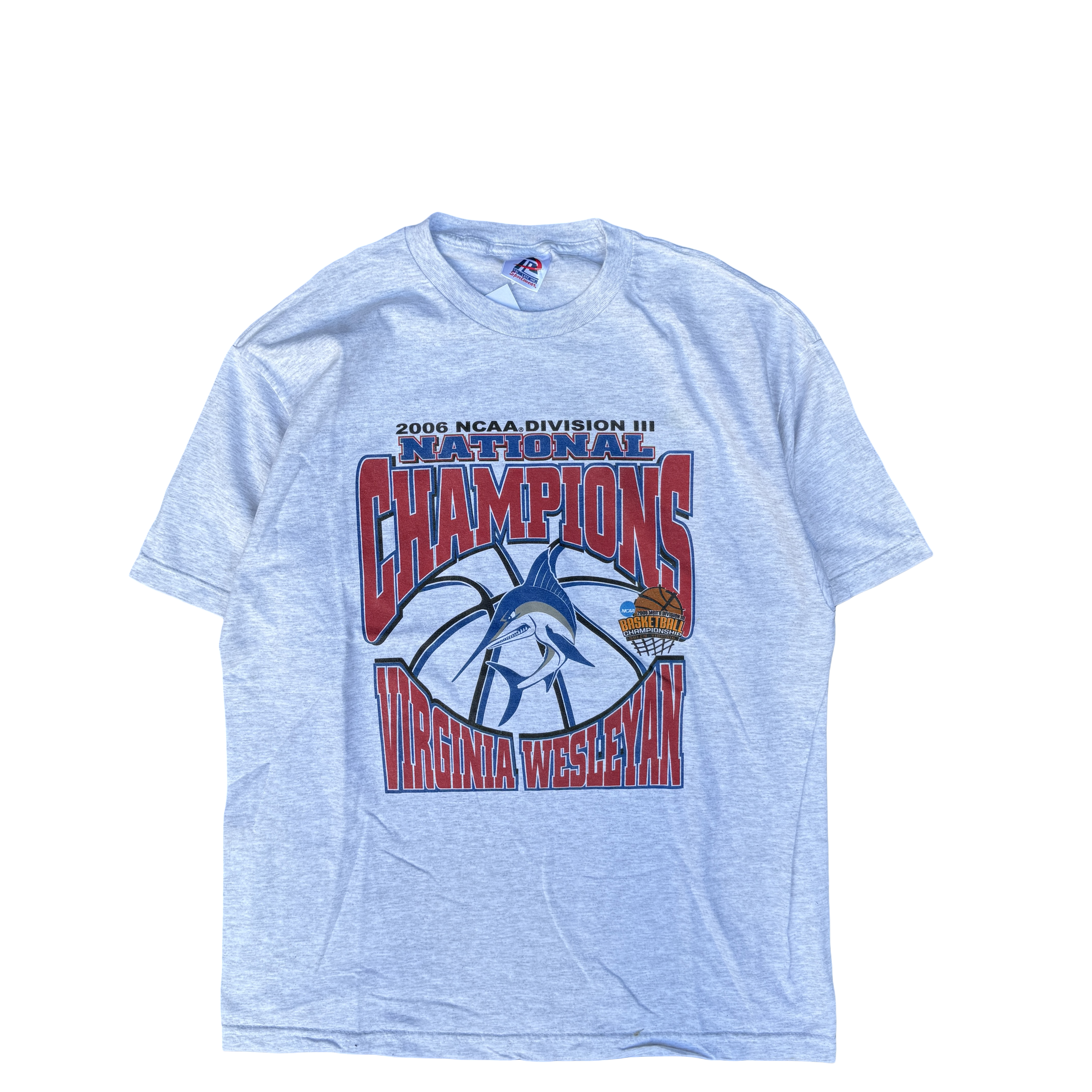 2006 NCAA Division III Virginia Wesleyan National Champions Marlins Basketball Tee (L)