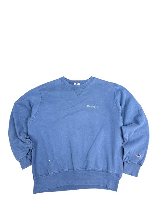 1990s Champion Reverse Weave Blue Sweatshirt (L)