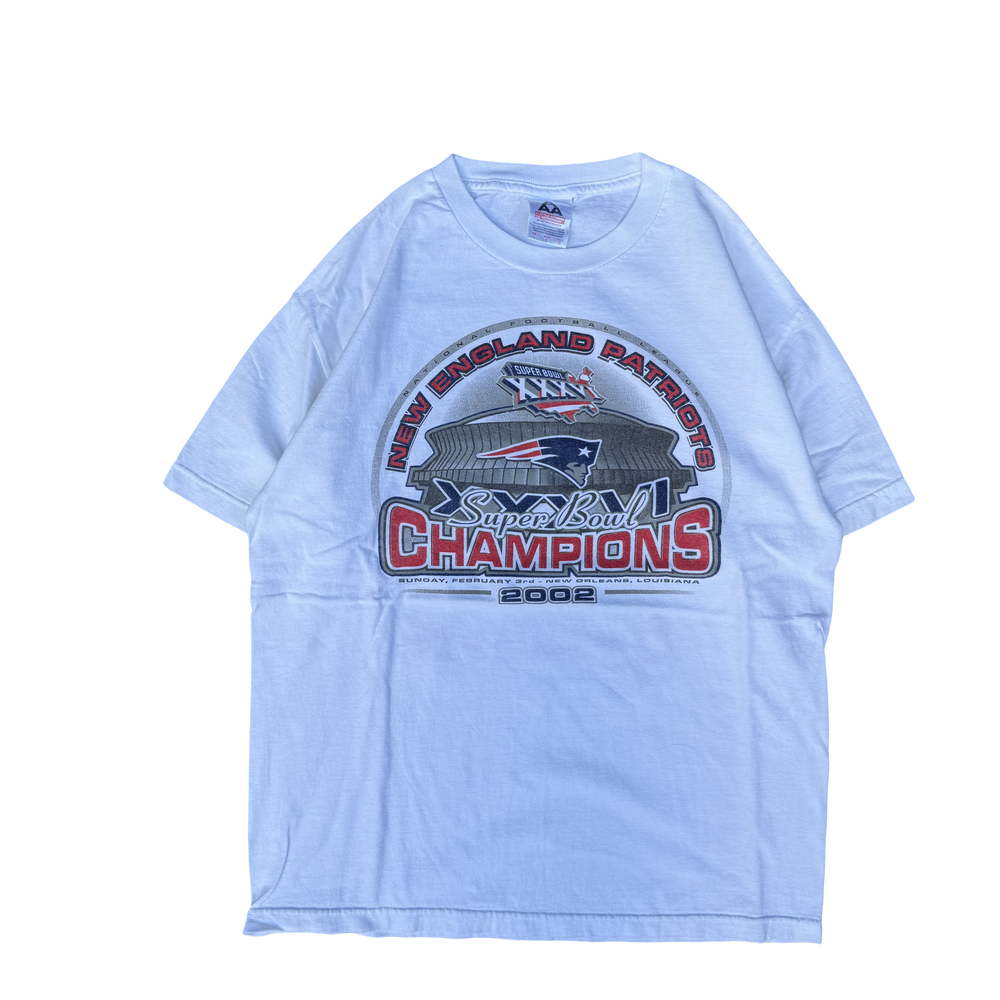 2002 New England Patriots Super Bowl Champions T-Shirt (L)
