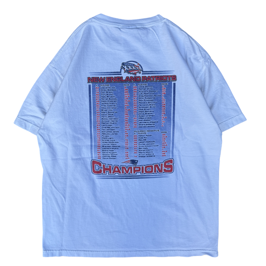 2002 New England Patriots Super Bowl Champions T-Shirt (L)