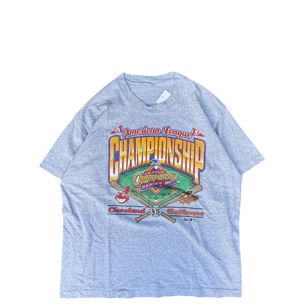 1997 American League Championship Cleveland vs Baltimore T-Shirt (XL)