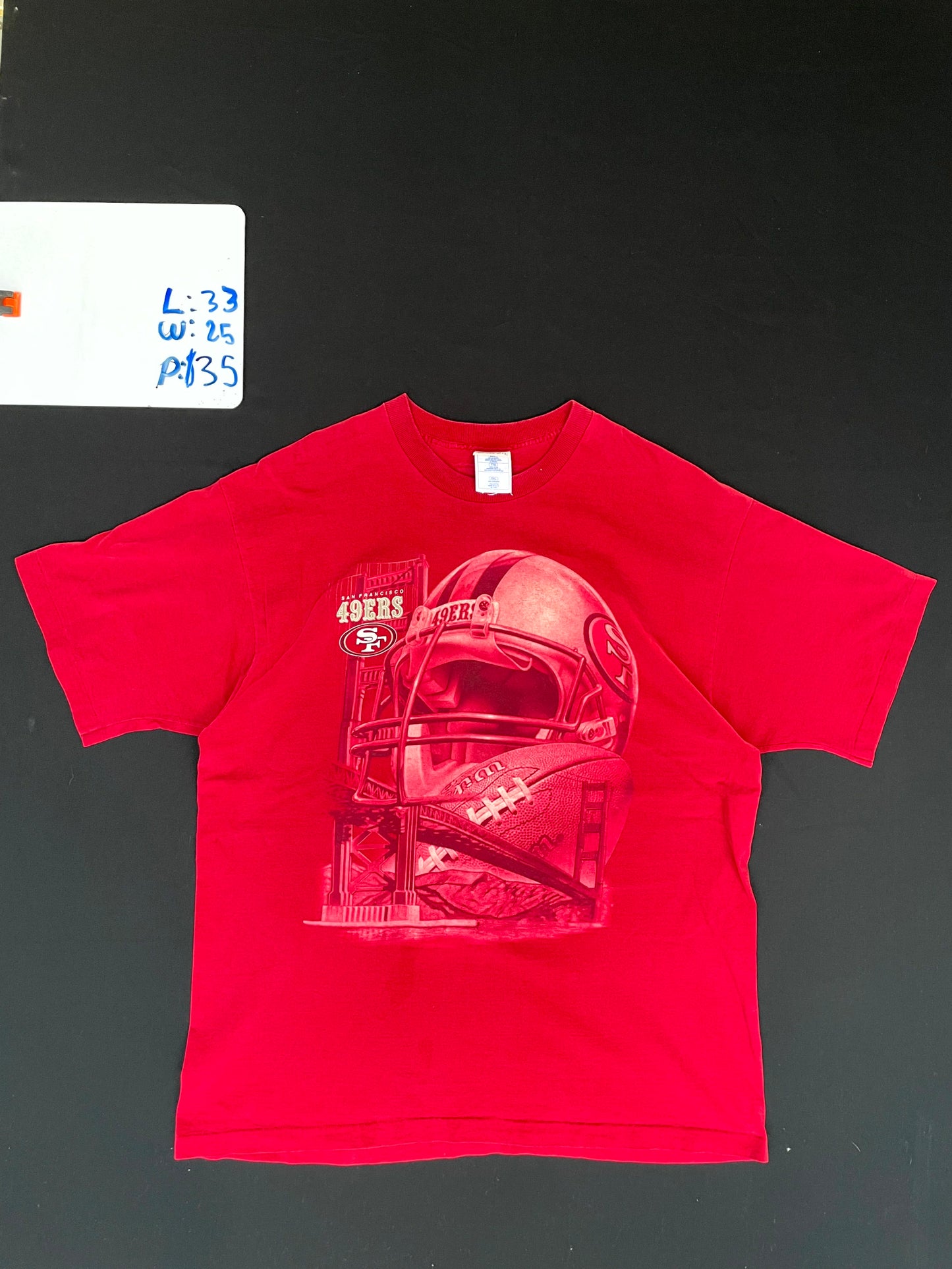 San Francisco 49ers Graphic Football Tee (2XL)