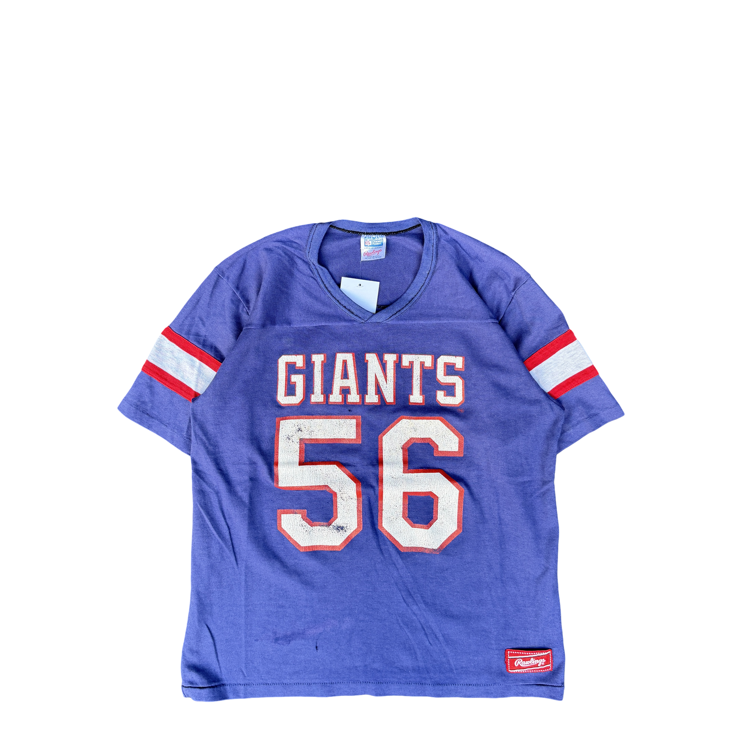 1980s Rawlings New York Giants #56 NFL Jersey Tee (L)