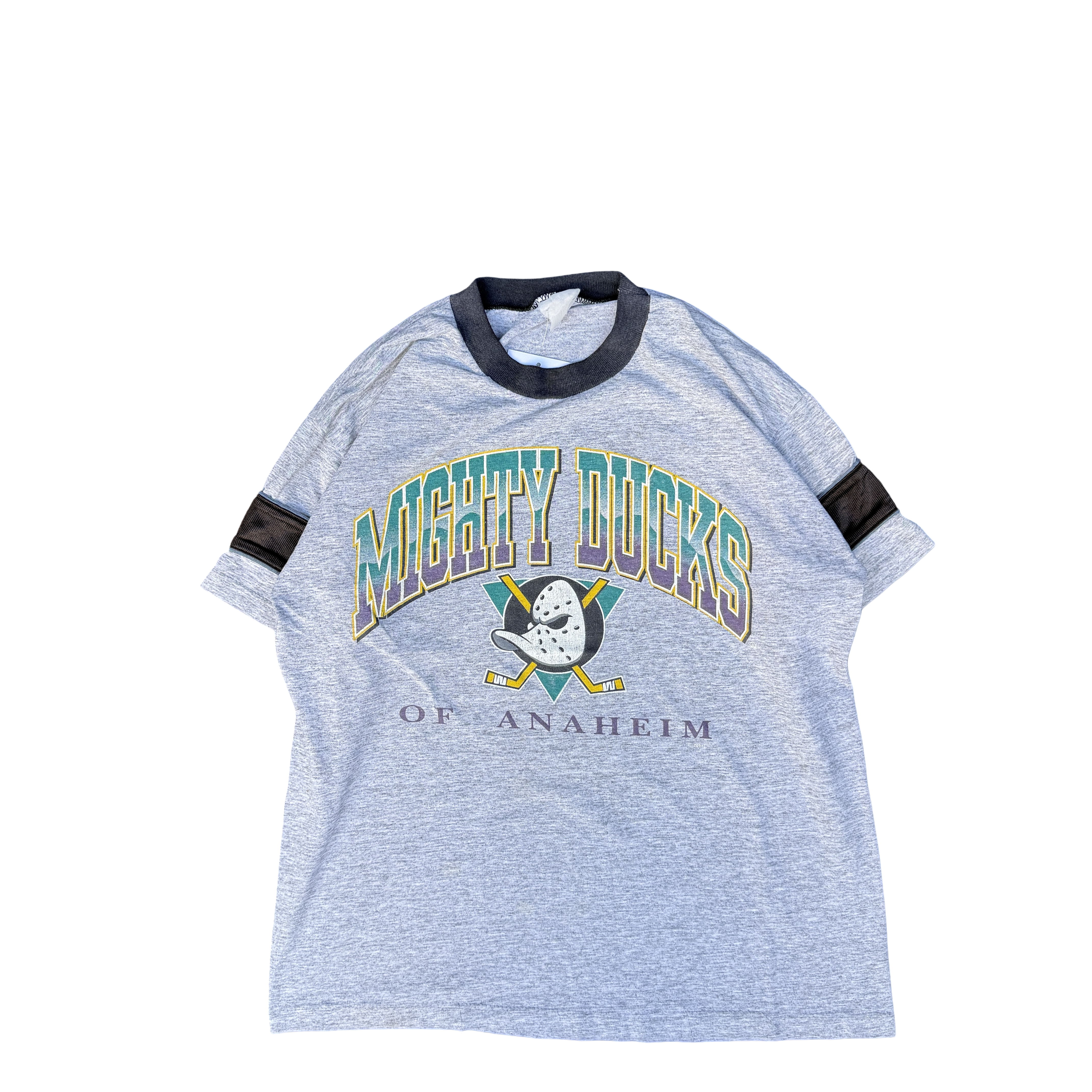 1990s Mighty Ducks of Anaheim Ringer Graphic Tee (S)