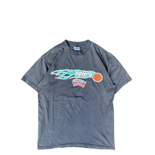 1990s San Antonio Spurs Flame Graphic Tee (L)