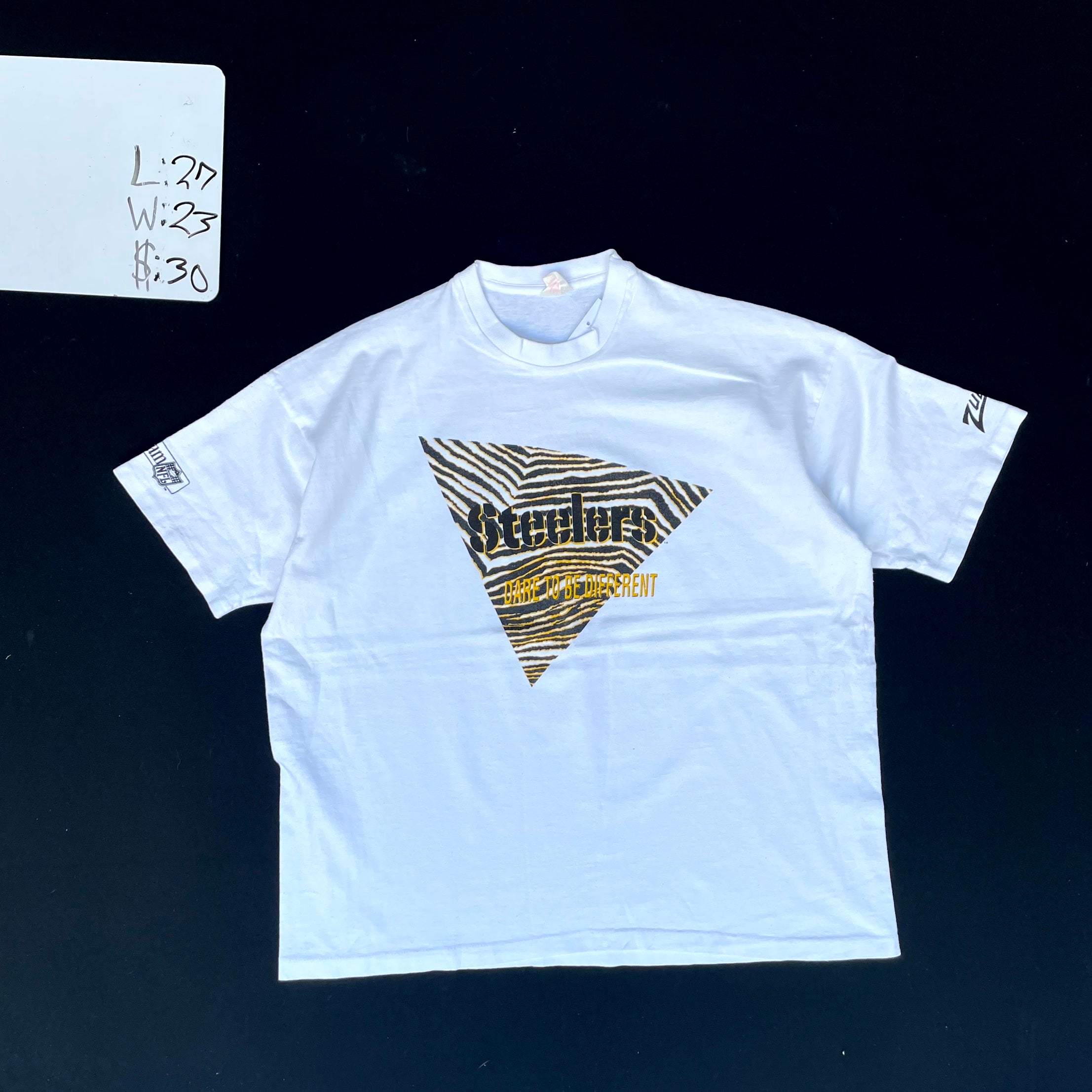 Zubaz Zebra Print Graphic T-Shirt (XL)