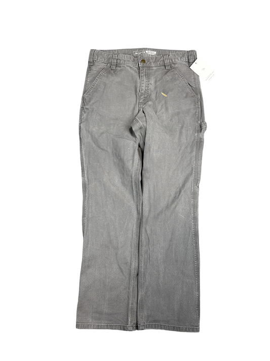 Carhartt Relaxed Fit Gray Work Pants (31x30)