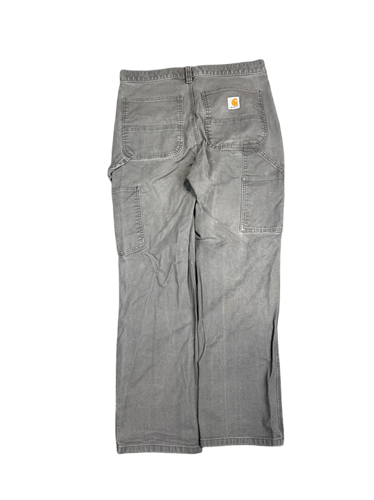 Carhartt Relaxed Fit Gray Work Pants (31x30)