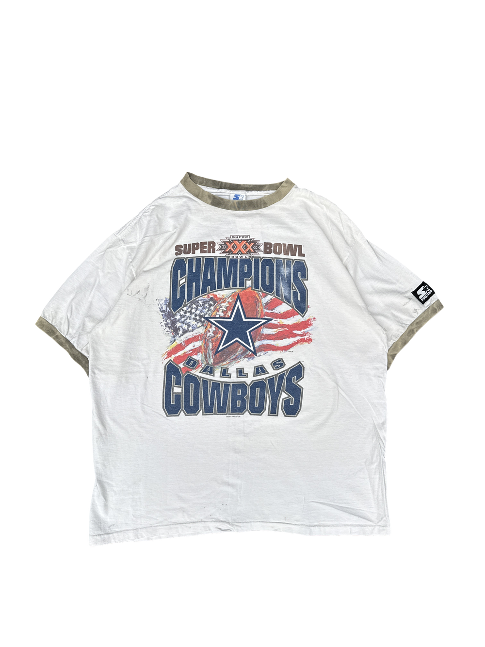 1990s Starter Dallas Cowboys Super Bowl XXX Champions Tee (XL)