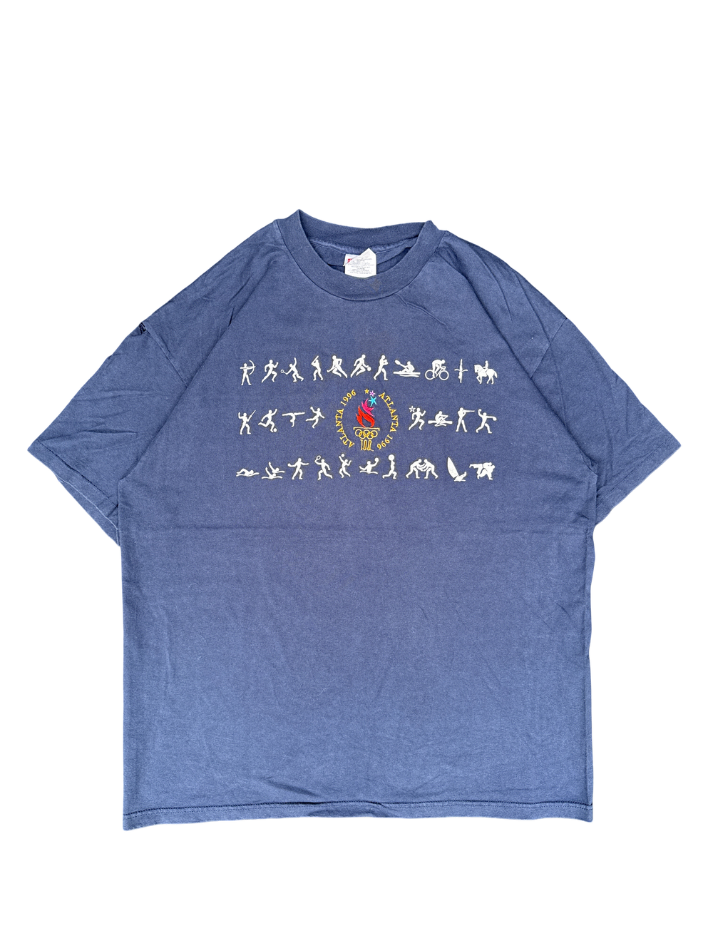 1996 Atlanta Olympics Hanes Heavyweight Graphic Tee (XL)