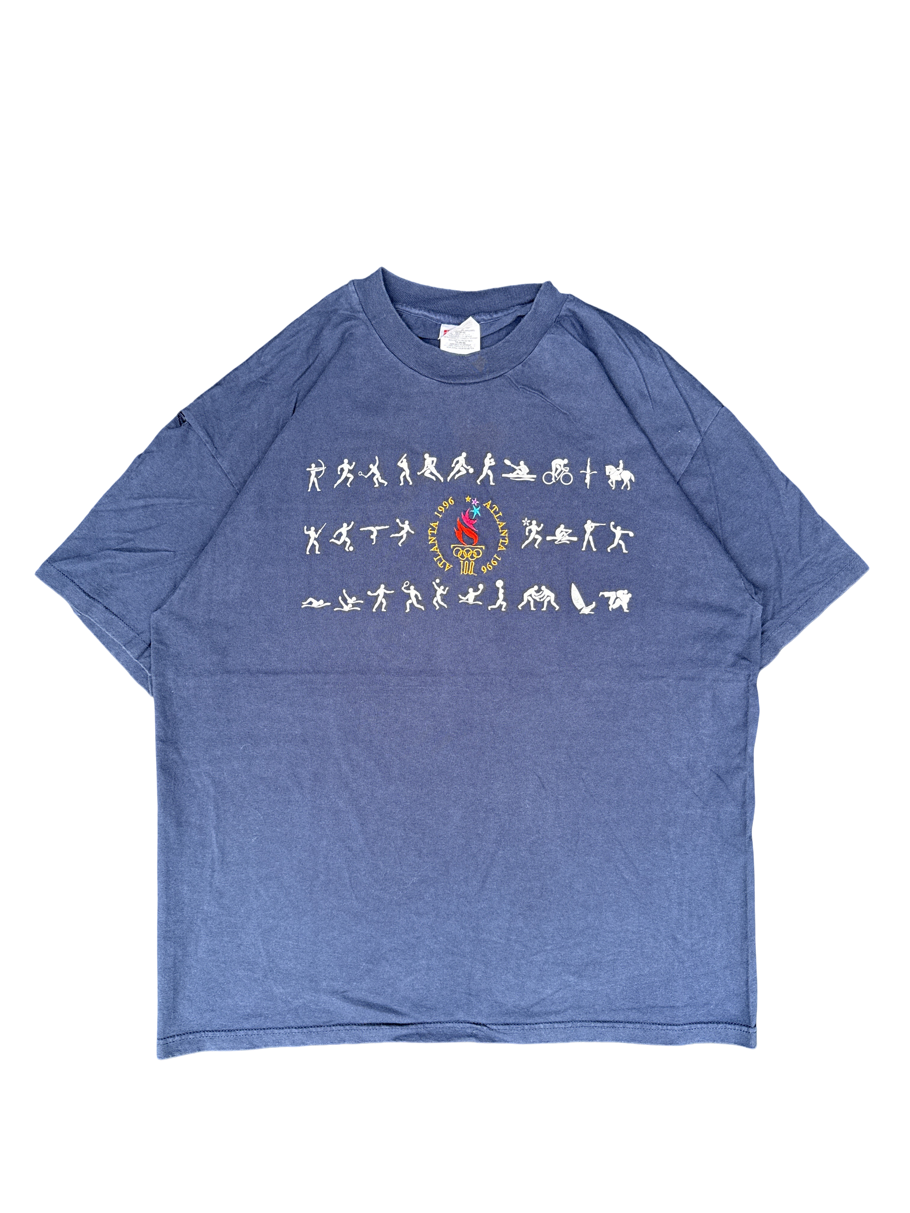 1996 Atlanta Olympics Hanes Heavyweight Graphic Tee (XL)