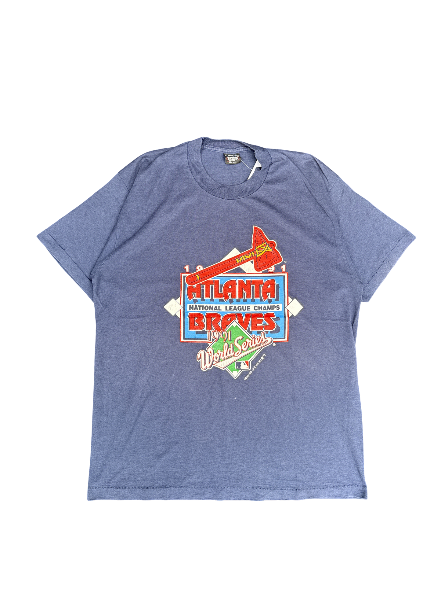 1991 Atlanta Braves National League Champs Graphic Tee (XL)