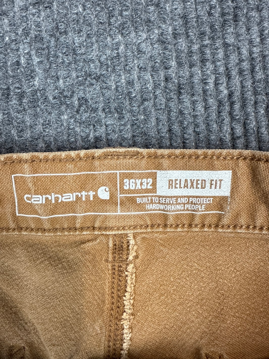 Carhartt Relaxed Fit Double Knee Work Pants (36x32)12