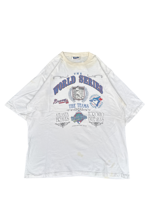 1992 World Series Braves vs Blue Jays Graphic Tee (XL)