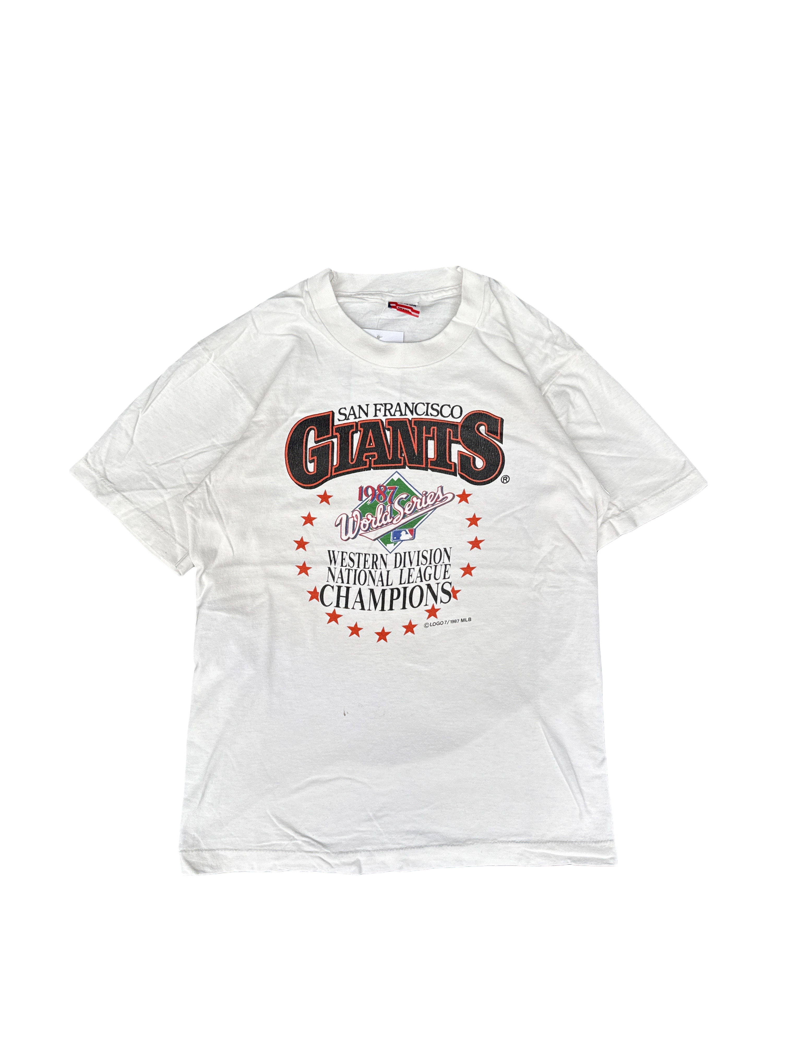 1987 San Francisco Giants Western Division Champions Tee (S)