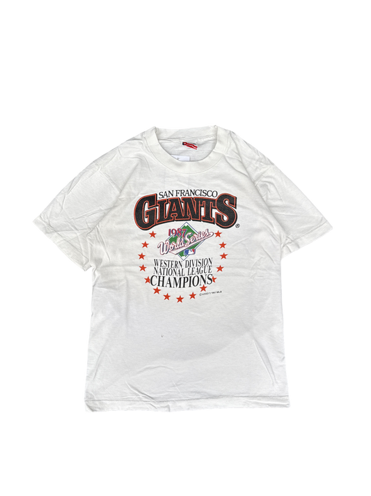 1987 San Francisco Giants Western Division Champions Tee (S)
