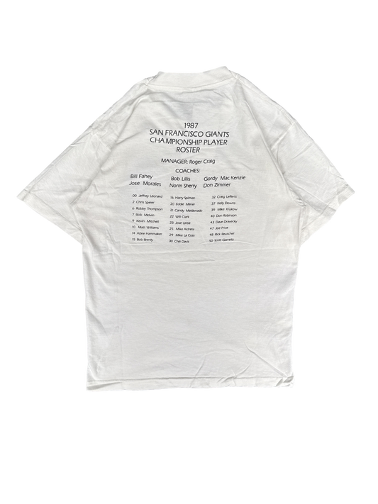 1987 San Francisco Giants Western Division Champions Tee (S)