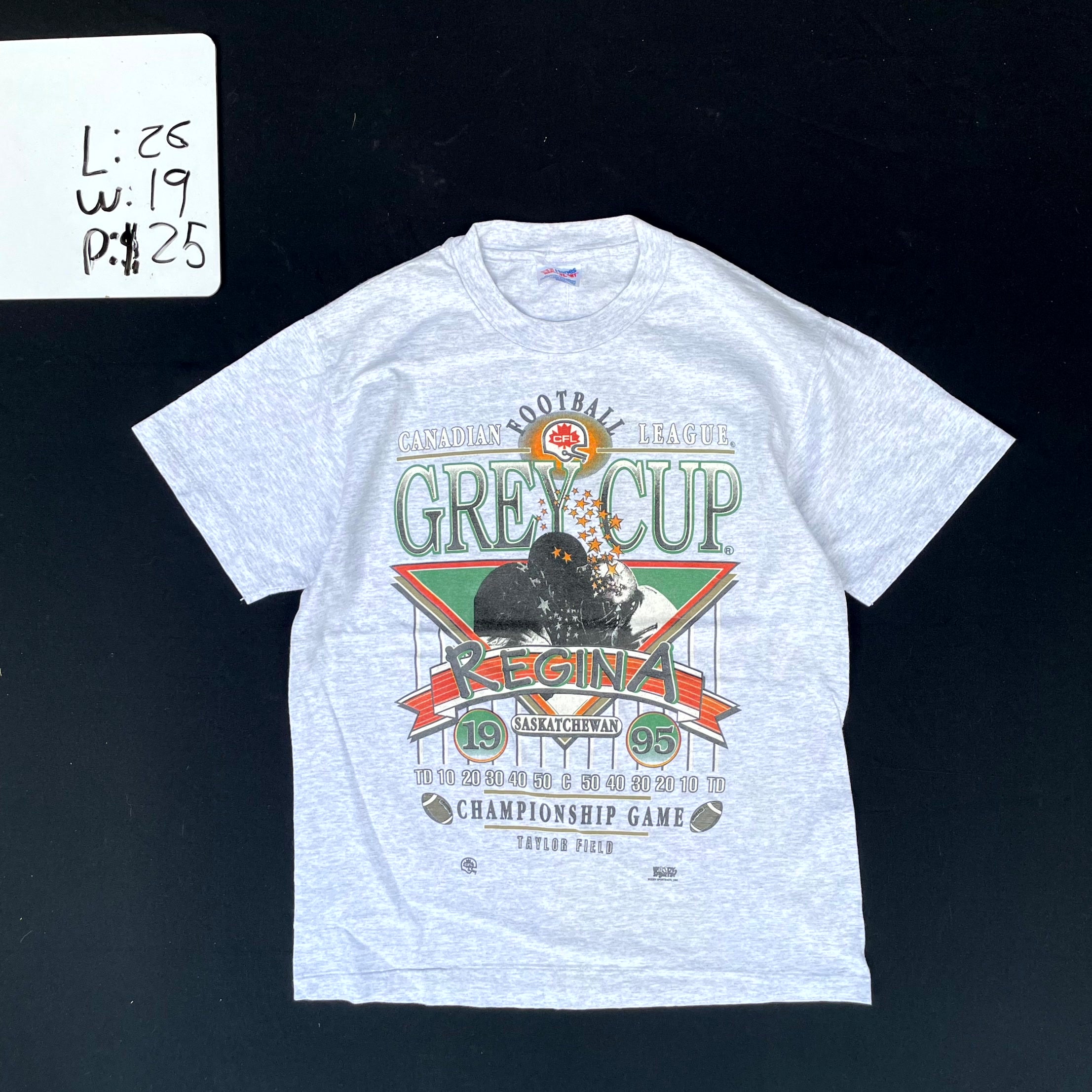 1995 CFL Grey Cup Championship Game Graphic Tee (S)