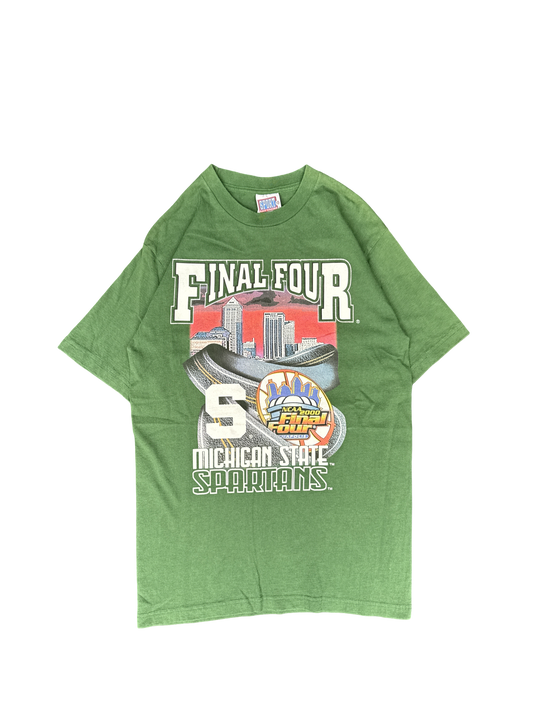 2000 Michigan State Spartans Final Four Graphic Tee (M)