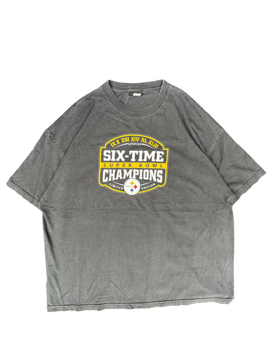 Reebok Six-Time Super Bowl Champions Graphic Tee (2XL)