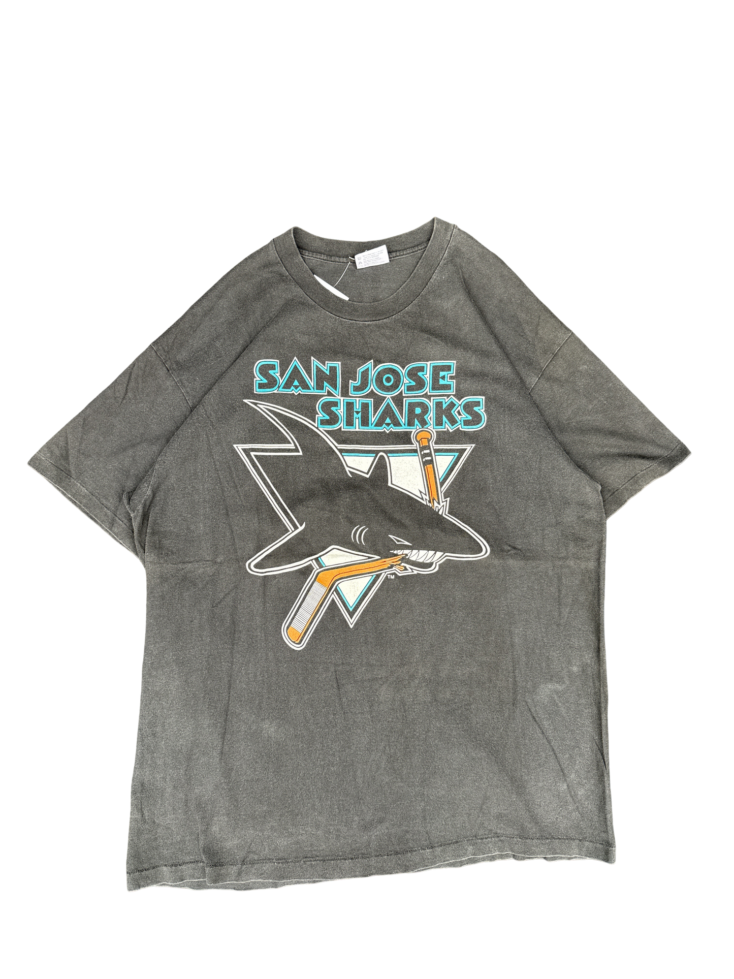 1990s San Jose Sharks Hockey Graphic Tee (XL)