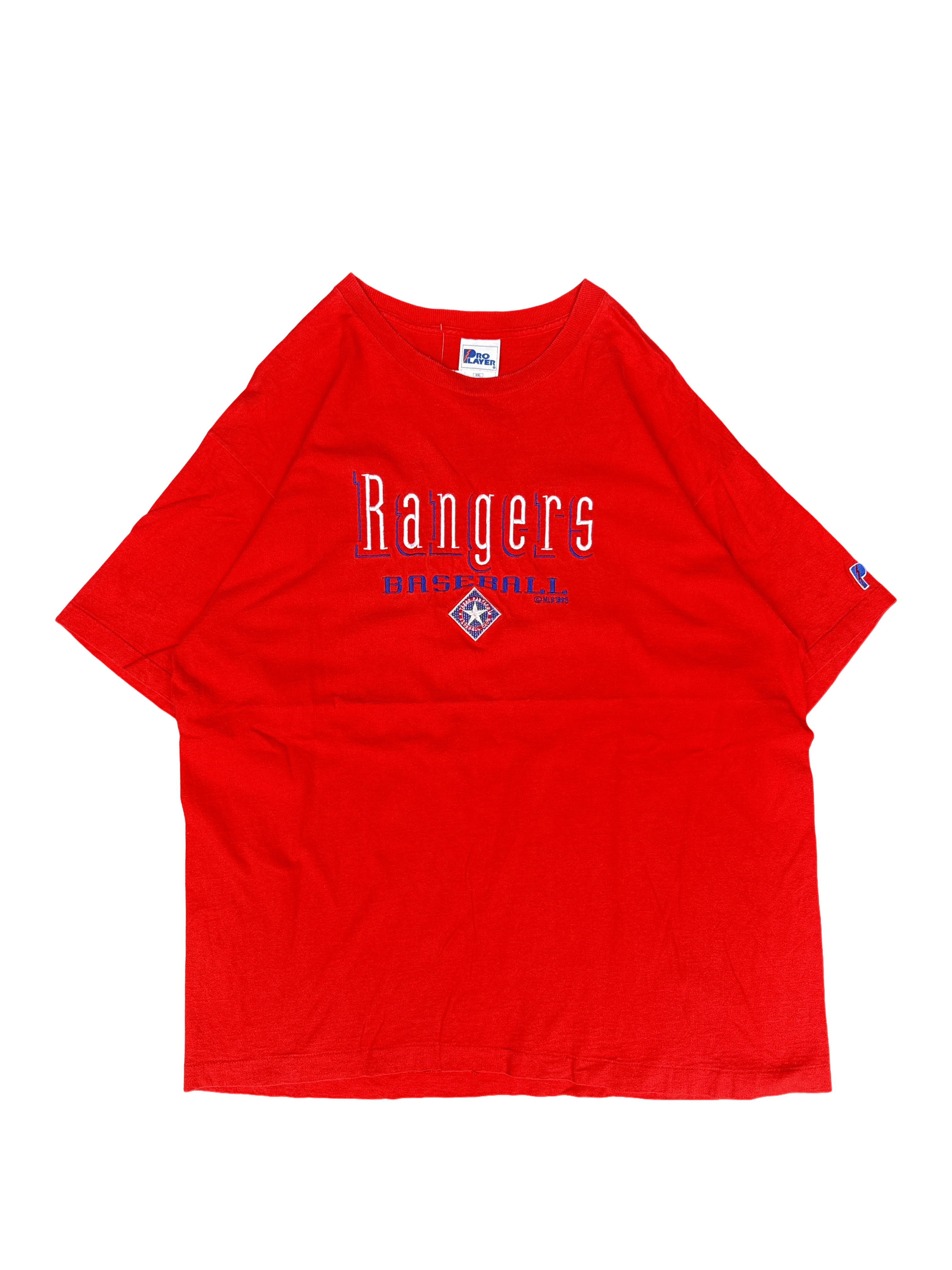 1990s Pro Player Rangers Baseball T-Shirt (XXL)