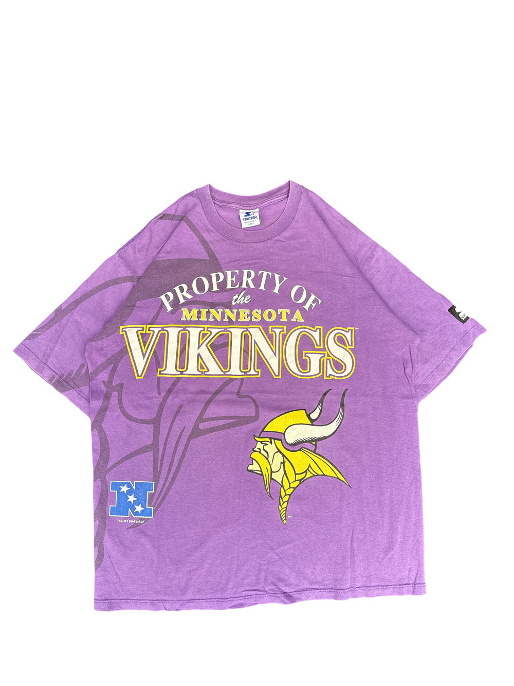 1990s Starter Minnesota Vikings Graphic Tee (L)