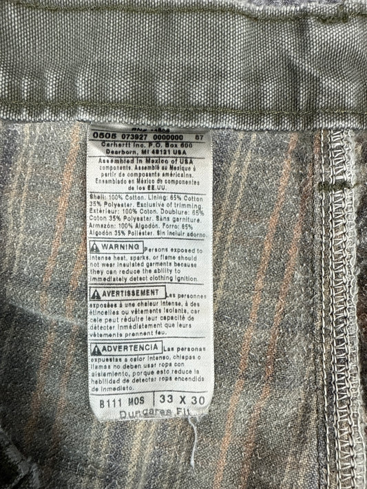 Carhartt Double Knee Work Pants (33x30)