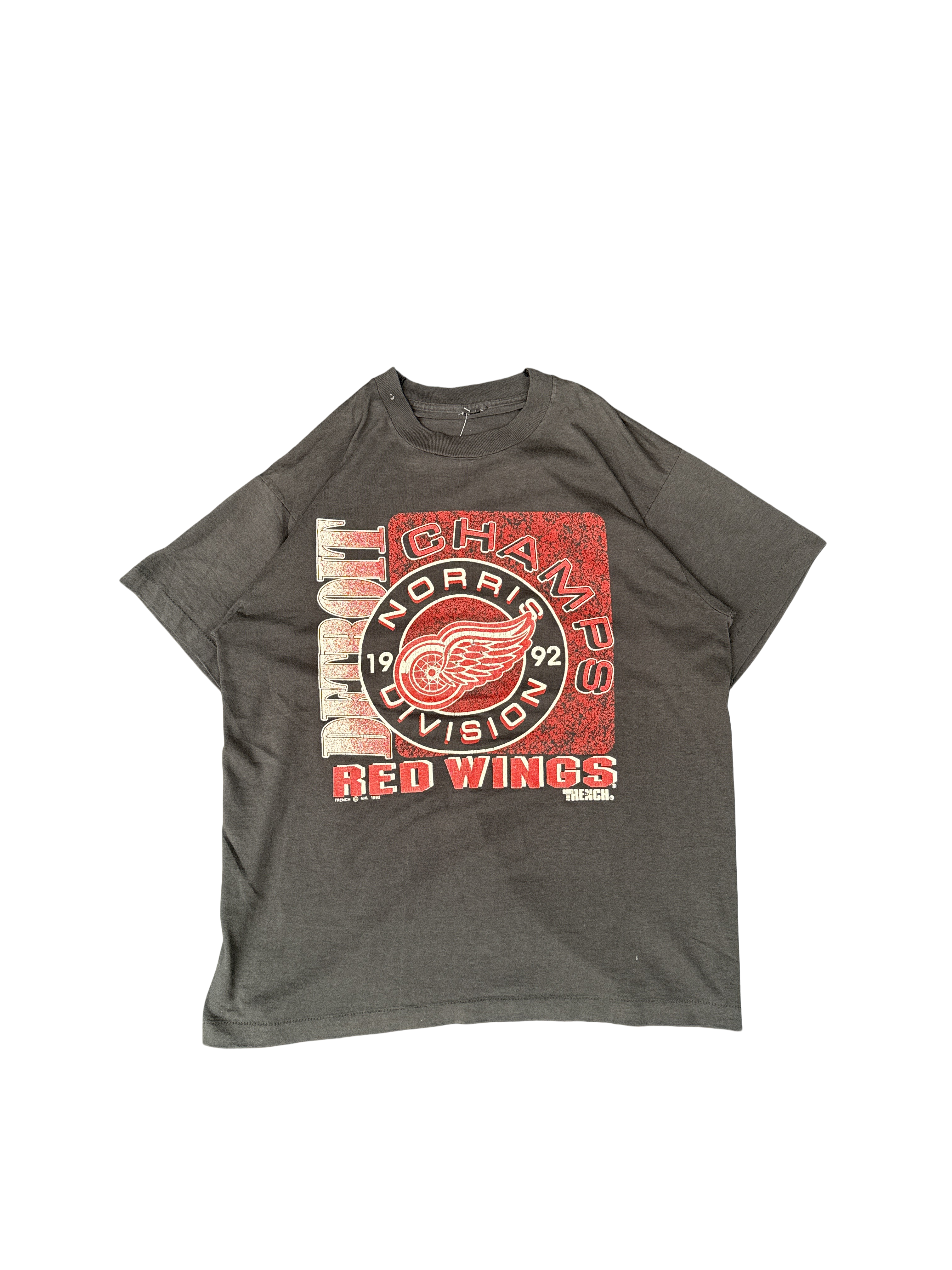 1992 Detroit Red Wings Norris Division Champs Graphic Tee (M)
