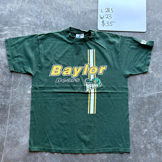 1990s Logo Athletic Baylor Bears Graphic Tee (XL)