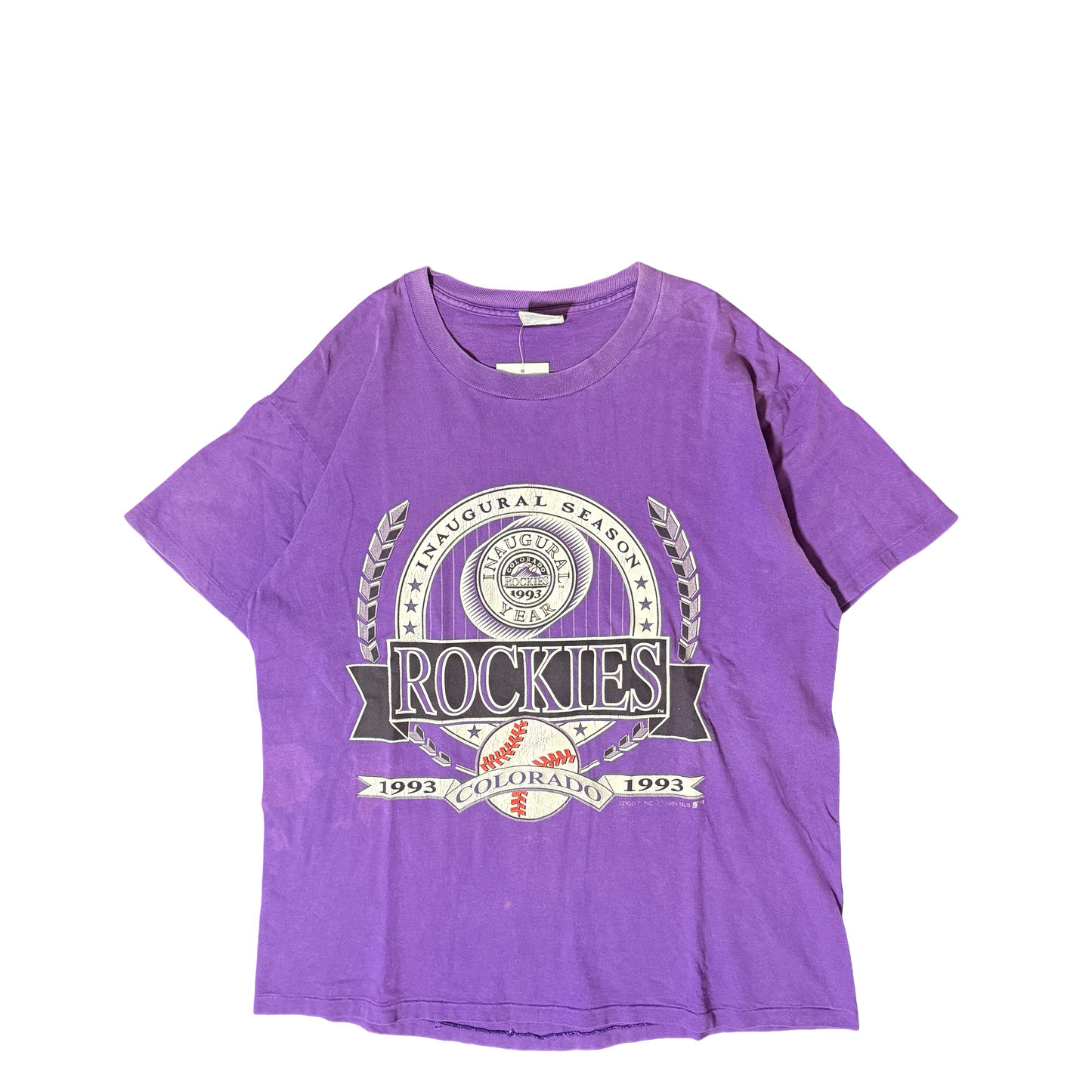 1993 Colorado Rockies Inaugural Season Graphic Tee (XL)