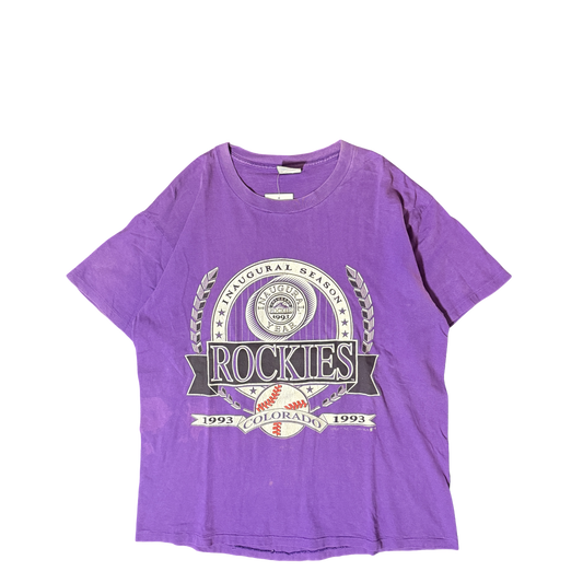 1993 Colorado Rockies Inaugural Season Graphic Tee (XL)