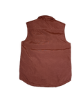 Carhartt Maroon Duck Canvas Work Vest (S)