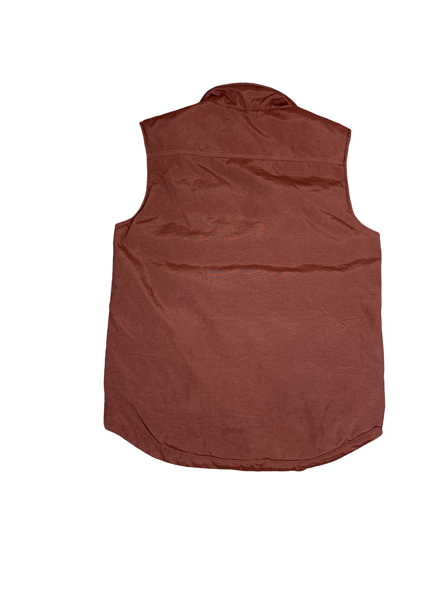 Carhartt Maroon Duck Canvas Work Vest (S)