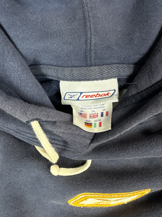 Y2K Reebok Logo Pullover Hoodie (2XL)
