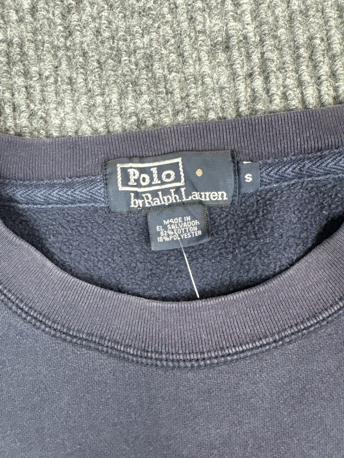 Polo Ralph Lauren Navy Crewneck Sweatshirt (S)
