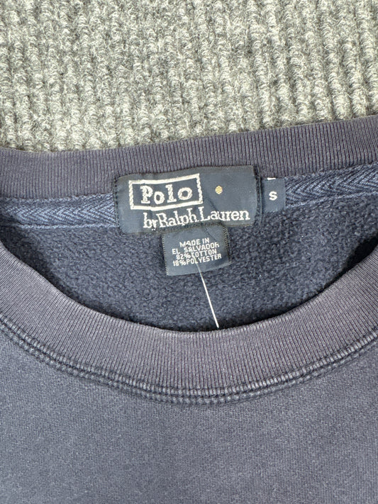 Polo Ralph Lauren Navy Crewneck Sweatshirt (S)