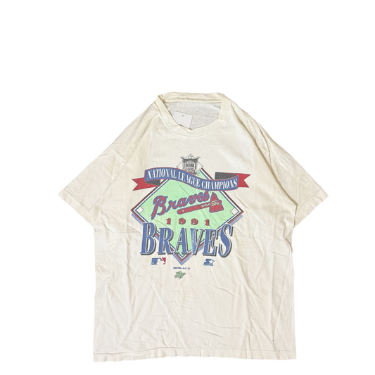 1991 Atlanta Braves National League Champions Graphic Tee (L)