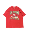 1990s San Francisco 49ers Hanes Heavyweight Graphic Tee (XXL)
