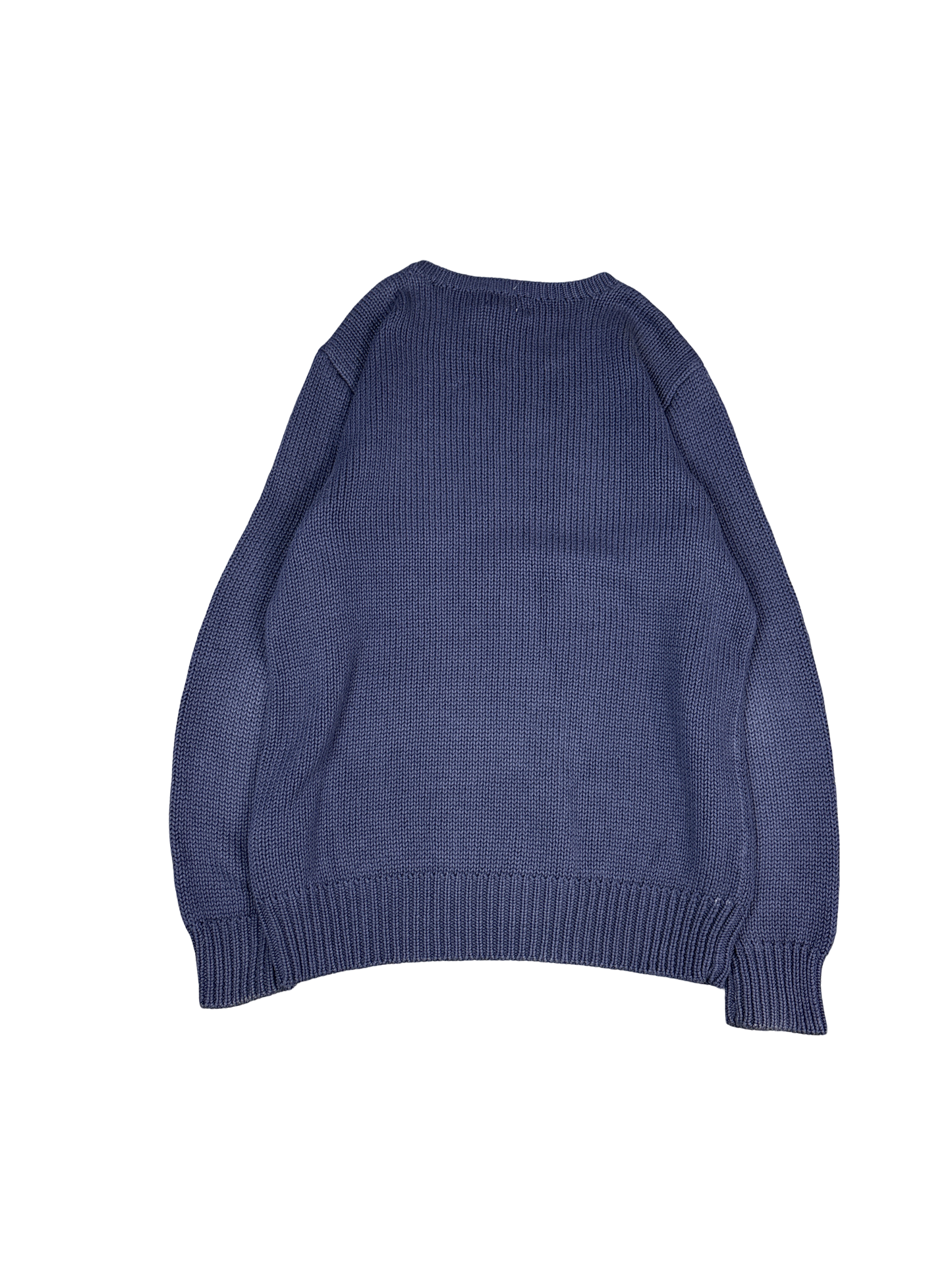 Polo Ralph Lauren Navy Knit Pullover Sweater (XL)