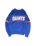 Retro New York Giants Knit Pullover Sweater (M)