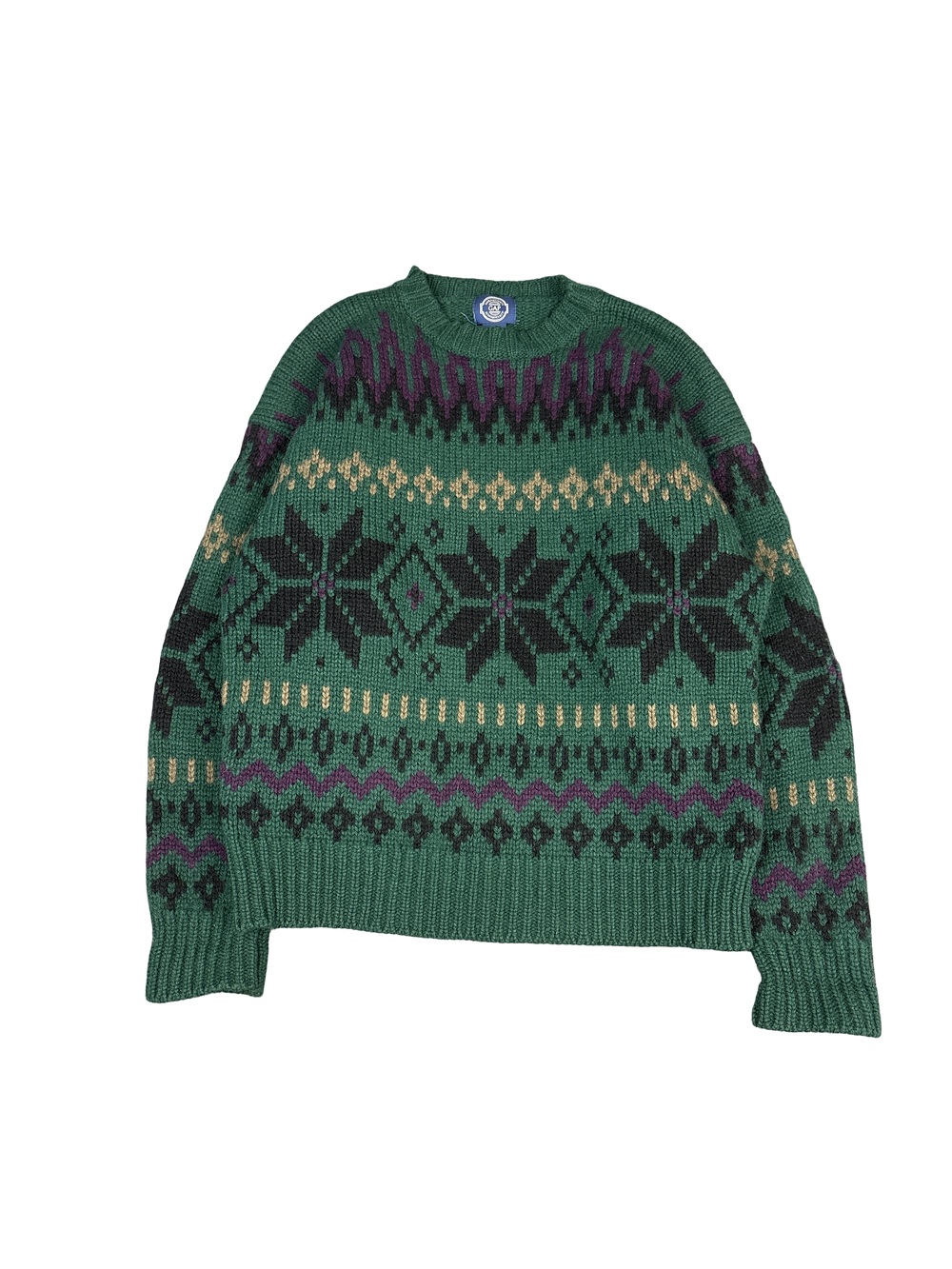 1990s GAP Wool Nordic Knit Sweater (M)