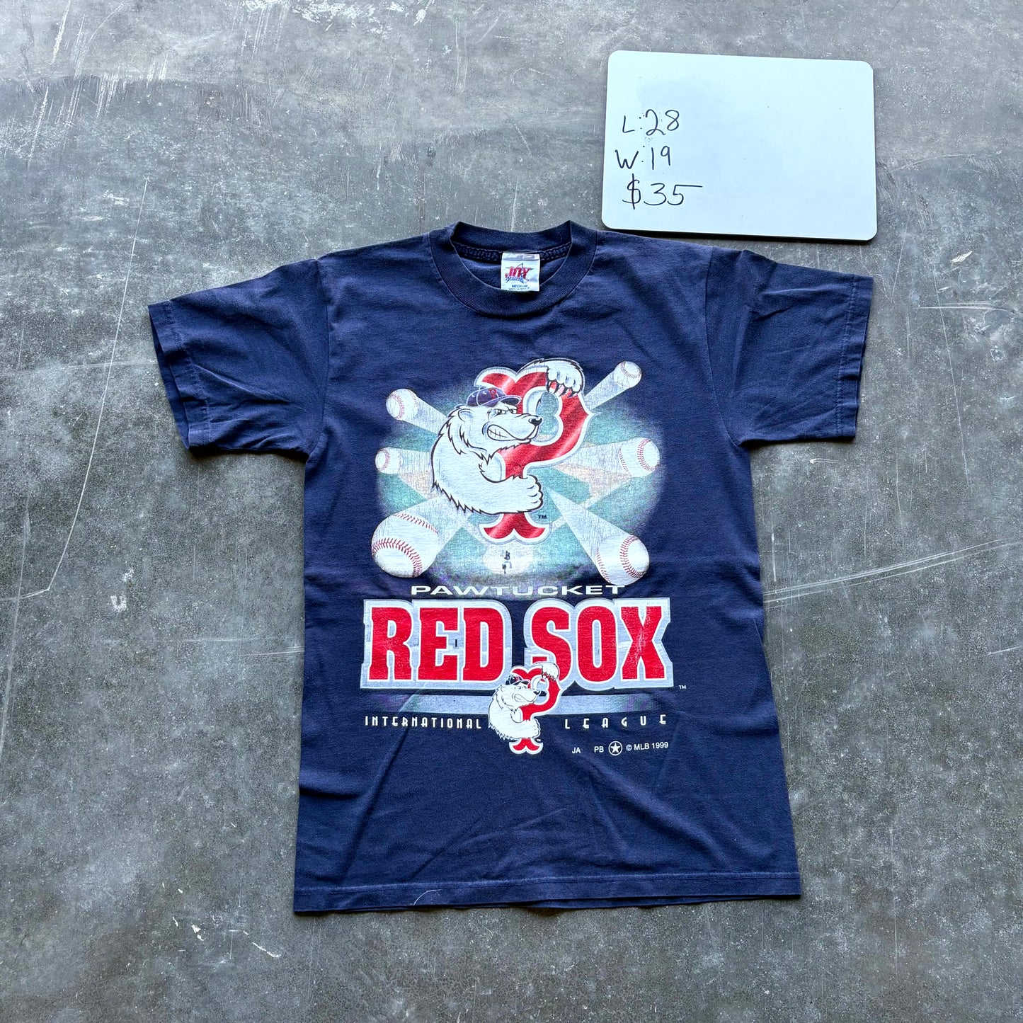 1990s Pawtucket Red Sox Baseball Graphic Tee (S)